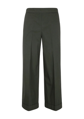 Kiltie pleated-detailing trousers - Green