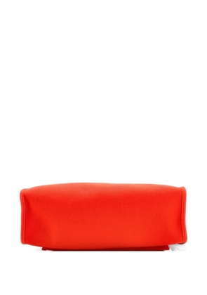 Hermès Pre-Owned Herbag Zip Leather and Toile 31 shoulder bag - Orange