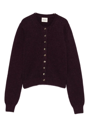 KHAITE Everheart cardigan - Purple