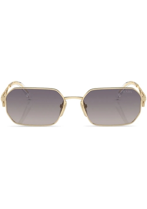 Prada Eyewear rectangle-frame sunglasses - Gold
