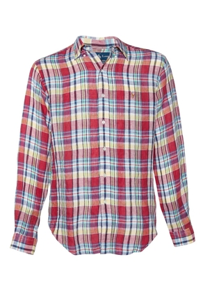 Polo Ralph Lauren Vintage Pre-owned plaid linen shirt - Red