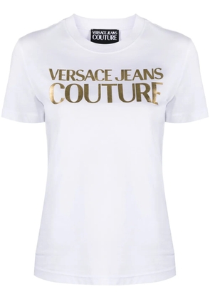 Versace Jeans Couture logo-print cotton T-shirt - White