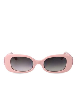 Linda Farrow rectangle-frame sunglasses - Pink