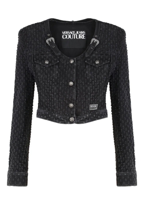 Versace Jeans Couture buckle-detail jacket - Black