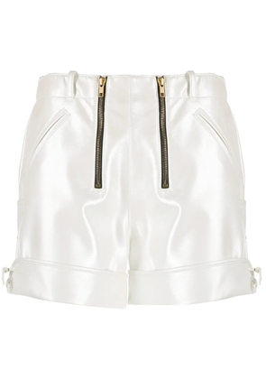 Philosophy Di Lorenzo Serafini double-zip shorts - White