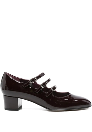 Carel Paris 50mm Kina buckled pumps - Brown