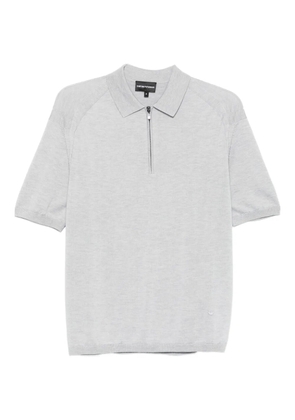 Emporio Armani half-zip polo shirt - Grey