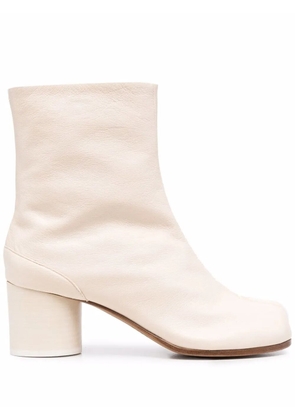 Maison Margiela Tabi 60mm leather ankle boots - White
