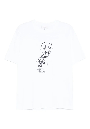 Maison Kitsuné fox-print T-shirt - White