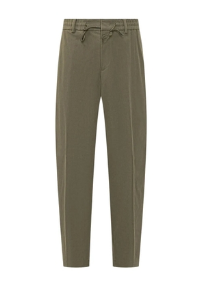 BOSS Tech corduroy drawstring trousers - Green