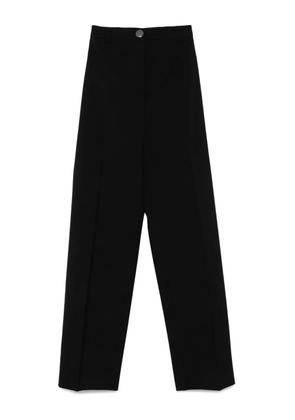 Sportmax button-fastening wool trousers - Black
