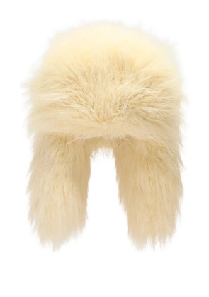 Jacquemus fluffy hat - Yellow