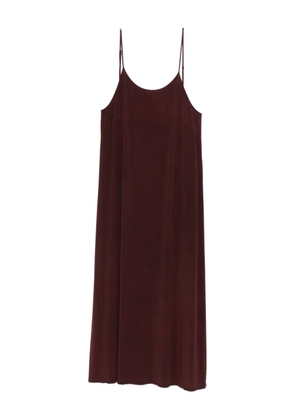 Uma Wang spaghetti-strap slip maxi dress - Red