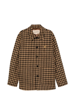 Valentino Garavani patterned pocket coat - Neutrals