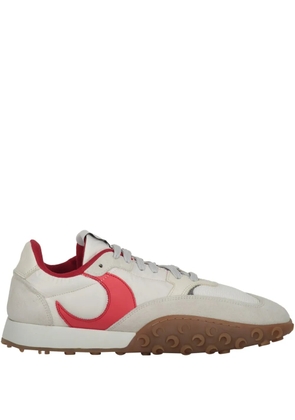 Marine Serre leather sneakers - White