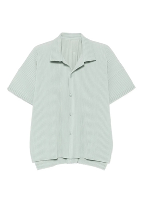 Homme Plissé Issey Miyake pleated short-sleeve shirt - Green