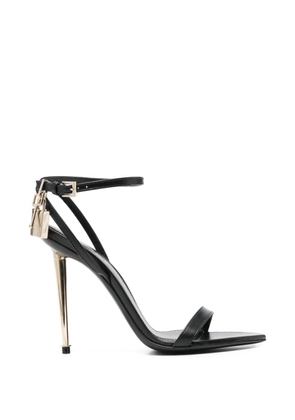 TOM FORD padlock high-heeled sandals - Black