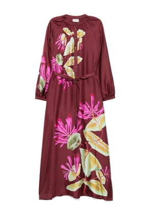 Pierre-Louis Mascia floral-print maxi dress - Red