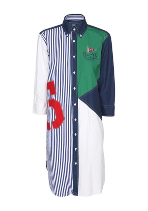 Polo Ralph Lauren Vintage striped-pattern cotton shirt - Blue