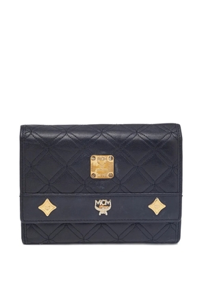 MCM Pre-Owned quilted leather wallet - Black