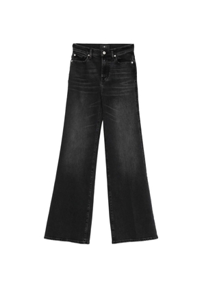 7 For All Mankind Moder Dojo flared denim jeans - Black