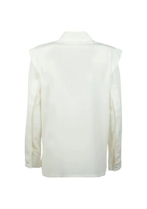 Max Mara shoulder detail camicia - White
