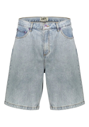 Perks And Mini contrast-stitching denim shorts - Blue