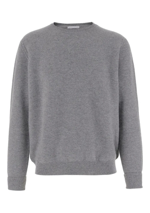OLIVER LATTUGHI crew-neck ribbed sweater - Grey