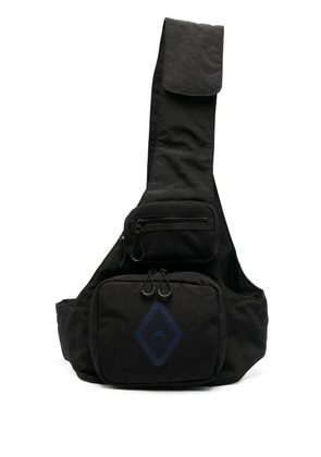 A-COLD-WALL* logo-print shoulder bag - Black