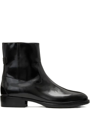 AllSaints Milton zip strap boots - Black