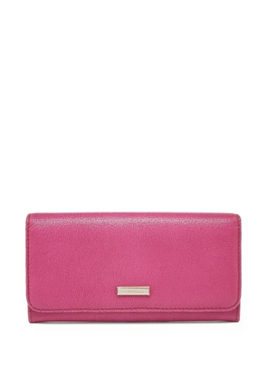 Burberry Pre-Owned logo-plaque wallet - Pink