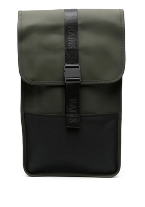 Rains Trails logo-debossed backpack - Green