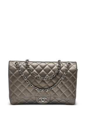 CHANEL Pre-Owned diamond-quilted shoulder bag - Grey