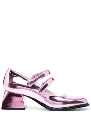 Nodaleto Bacara 75mm metallic pumps - Purple