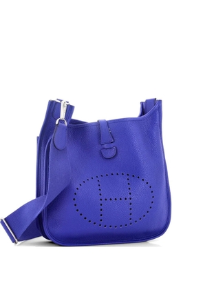 Hermès Pre-Owned Evelyne Bag Gen III Clemence PM crossbody bag - Blue