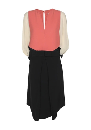 Chloé Pre-Owned V-neck long-sleeve dress - Black