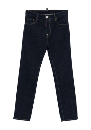 DSQUARED2 logo-patch jeans - Blue