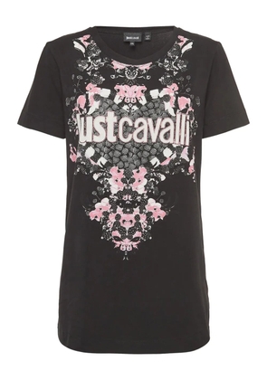 Just Cavalli Vintage pre-owned floral-print T-shirt - Black