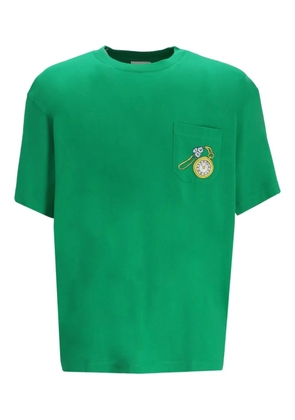 Drôle De Monsieur graphic-embellished T-shirt - Green