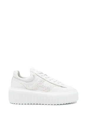 Hogan glitter-detail sneakers - White