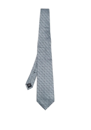 Gucci Pre-Owned silk patterned tie - Grey