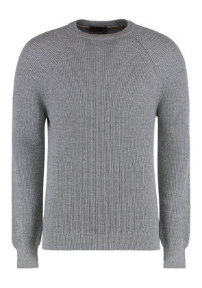 Moorer ribbed crew-neck sweater - Grey