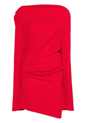 Jacquemus draped mini dress - Red