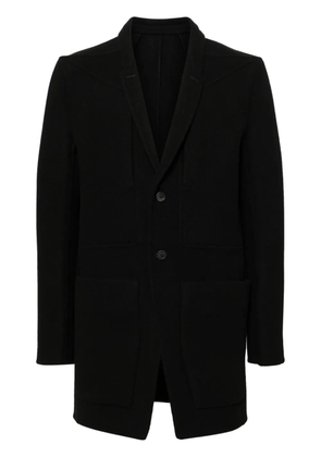 Rick Owens virgin-wool coat - Black