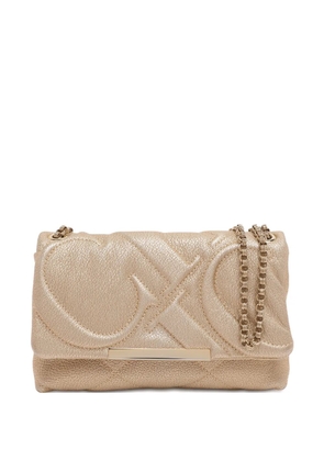 Carolina Herrera Vintage quilted chain leather shoulder bag - Gold