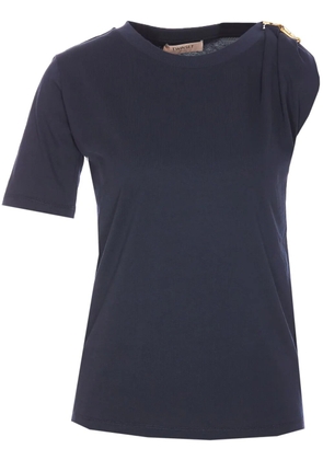TWINSET asymmetric T-shirt - Blue