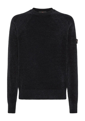 Peuterey textured panelled sweater - Blue