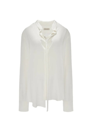 The Mannei tie-detail shirt - White
