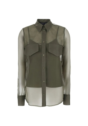 Federica Tosi buttoned pocket shirt - Green