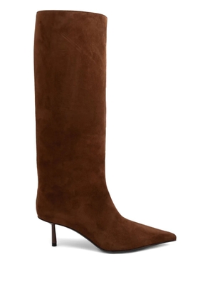 Le Silla 60mm Eva pointed-toe knee boots - Brown